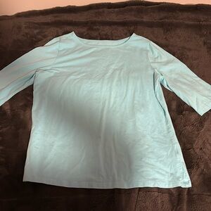 d & co. essentials teal shirt